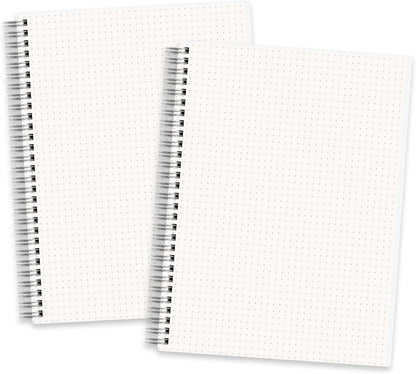 Notebook, 2-3 Pack, 160 Pages per Pack, B5 Medium Size (7.6'' × 10''), 100 GSM Thick Paper