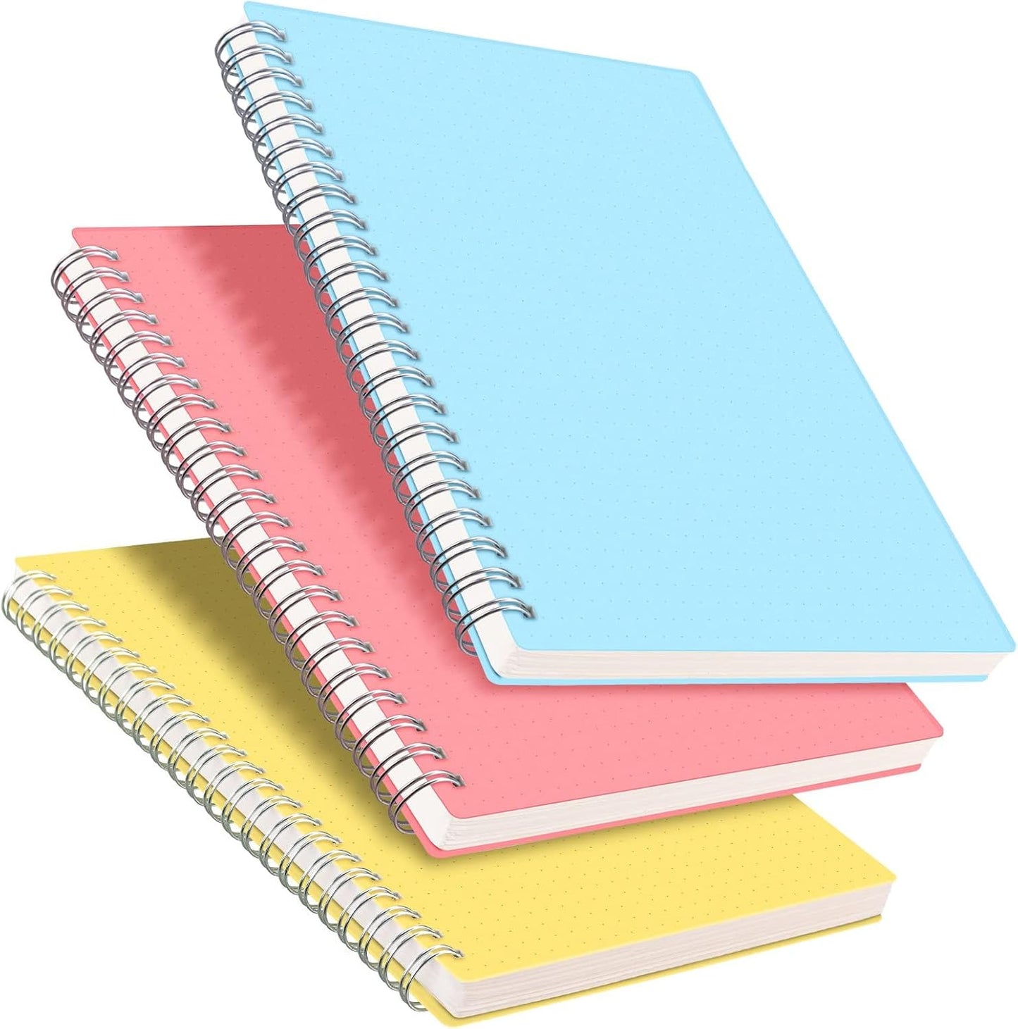 Notebook, 2-3 Pack, 160 Pages per Pack, B5 Medium Size (7.6'' × 10''), 100 GSM Thick Paper