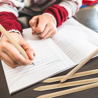 Wooden Pencils Bulk – No Eraser Hexagonal HB Graphite